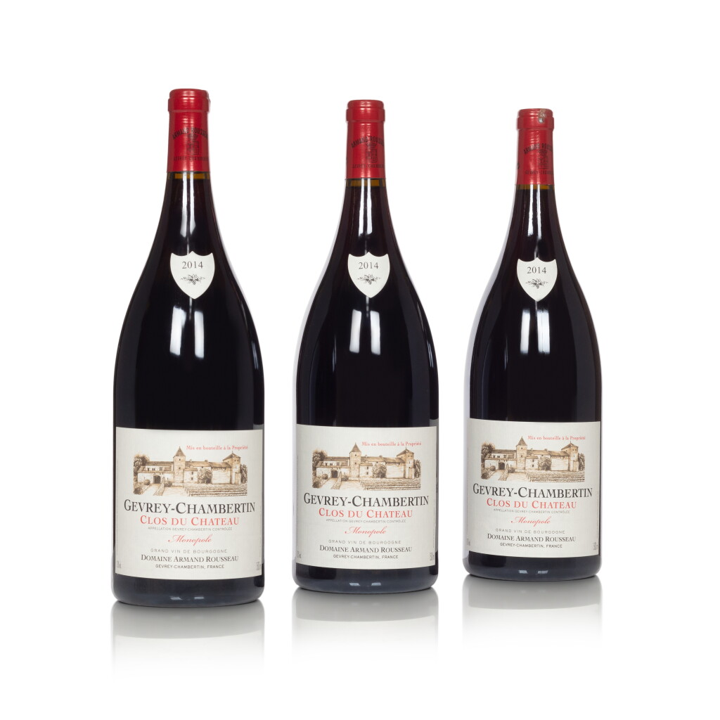 View full screen - View 1 of Lot 8047. Gevrey Chambertin, Clos du Château 2014 Domaine Armand Rousseau (3 MAG).