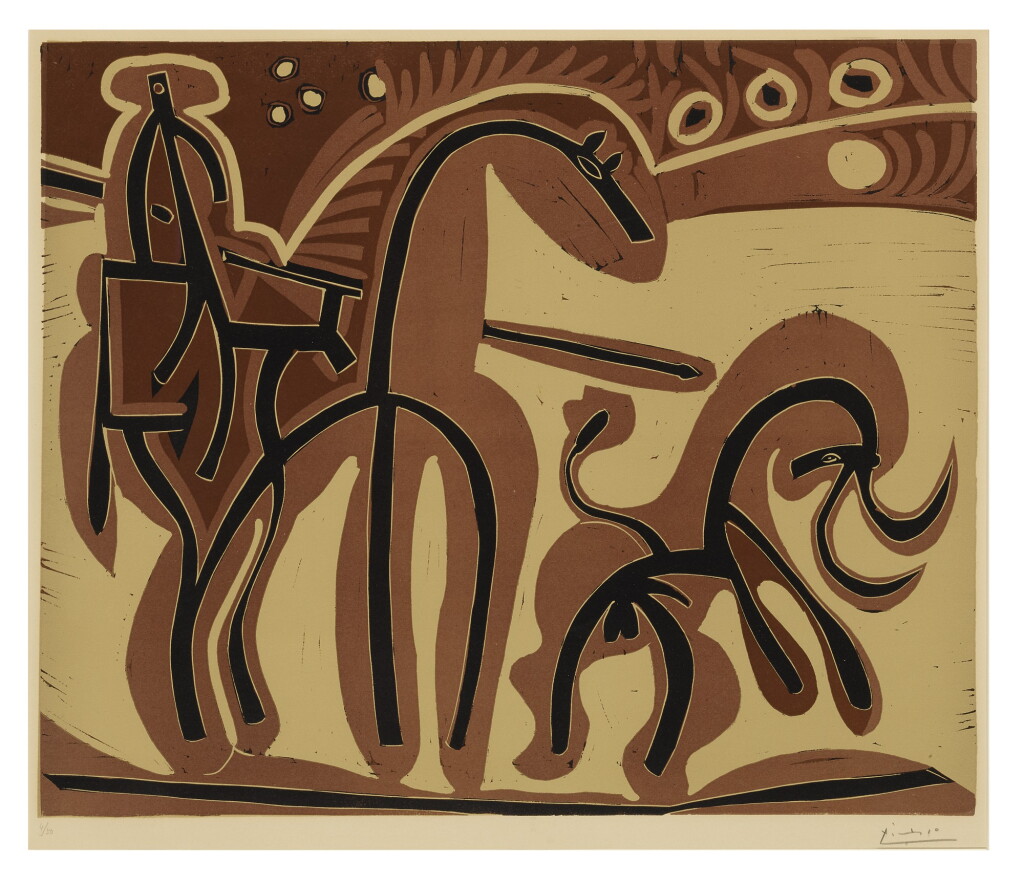 View full screen - View 1 of Lot 11. PABLO PICASSO | PICADOR ET TAUREAU (BLOCH 907; BAER 1229).
