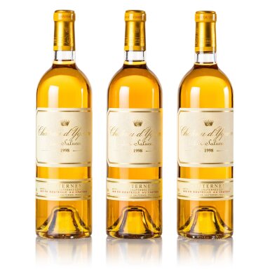 View full screen - View 1 of Lot 135. Château d'Yquem 1998 (3 BT).