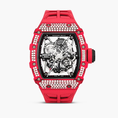 View full screen - View 1 of Lot 2601. Reference 35-02 "RAFA" | A carbon TPT and diamond-set skeletonised wristwatch, Circa 2018.