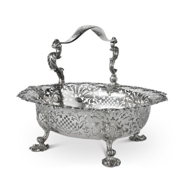 View full screen - View 1 of Lot 189. A George II Silver Bread Basket, David Willaume II, London, 1741.