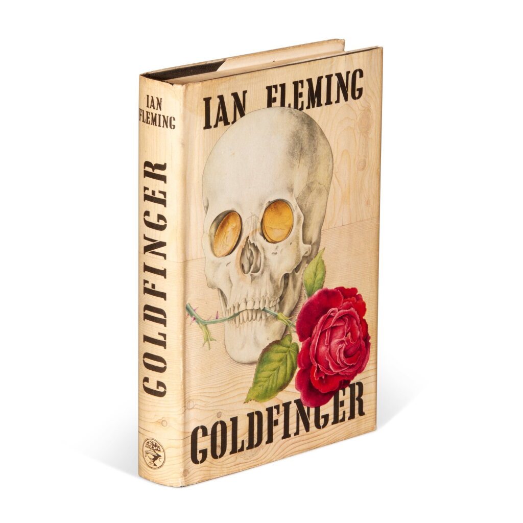 View full screen - View 1 of Lot 70. Ian Fleming | Goldfinger, 1959, Fleming's literary agent's presentation copy.