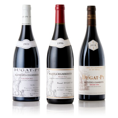 View full screen - View 1 of Lot 7023. Mazis Chambertin 1996 Bernard Dugat-Py (9 BT).