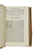 Anania, De natura daemonum, Venice, Aldus, 1581, contemporary limp vellum