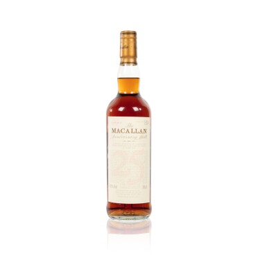 View full screen - View 1 of Lot 111. The Macallan 25 Year Old Anniversary Malt 43.0 abv NV (1 BT70).