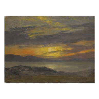 View full screen - View 1 of Lot 37. ALBERT BIERSTADT | SUNSET.