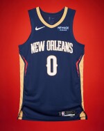 Jeremiah Fears New Orleans Pelicans 2025-2026 Game Worn Icon Edition Jersey | 2nd Career Game | All-Rookie Second Team