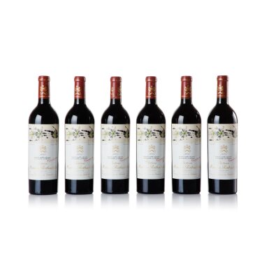 View full screen - View 1 of Lot 1293. Château Mouton Rothschild 2005 (6 BT).