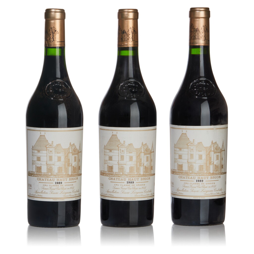 View full screen - View 1 of Lot 19. Château Haut Brion 1989 (6 BT).