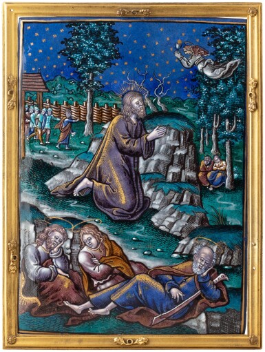 View full screen - View 1 of Lot 7. Christ in the Garden of Gethsemane | Le Christ au jardin de Gethsémani .