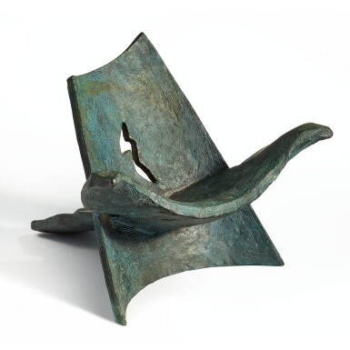 View full screen - View 1 of Lot 280. WENDELL CASTLE | "ANGEL" CHAIR.