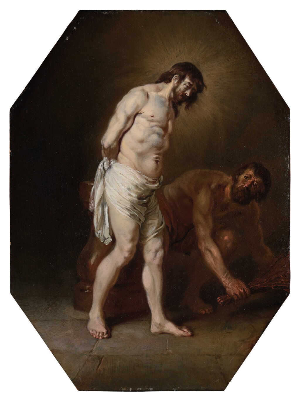 View full screen - View 1 of Lot 488. Christ at the Column of the Flagellation.