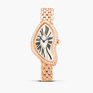 View full screen - View 1 of Lot 2505. Crash, Reference 3618 | A limited edition pink gold and diamond-set wristwatch with bracelet, Circa 2014.