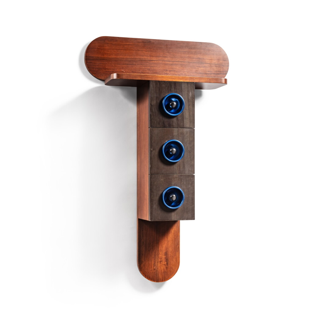 View full screen - View 1 of Lot 174. Unique wall-mounted console, Mobili Fly collection.