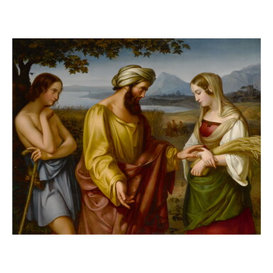 View full screen - View 1 of Lot 481. EDUARD HOLBEIN | RUTH AND BOAZ.