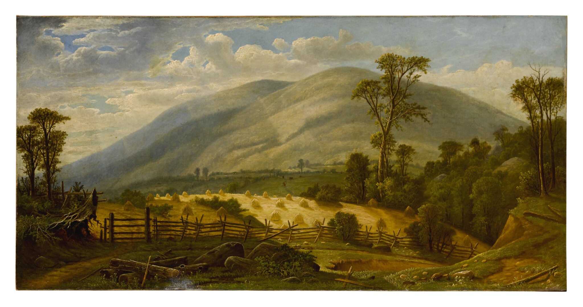 AMERICAN SCHOOL, 19TH CENTURY HUDSON RIVER LANDSCAPE American Art