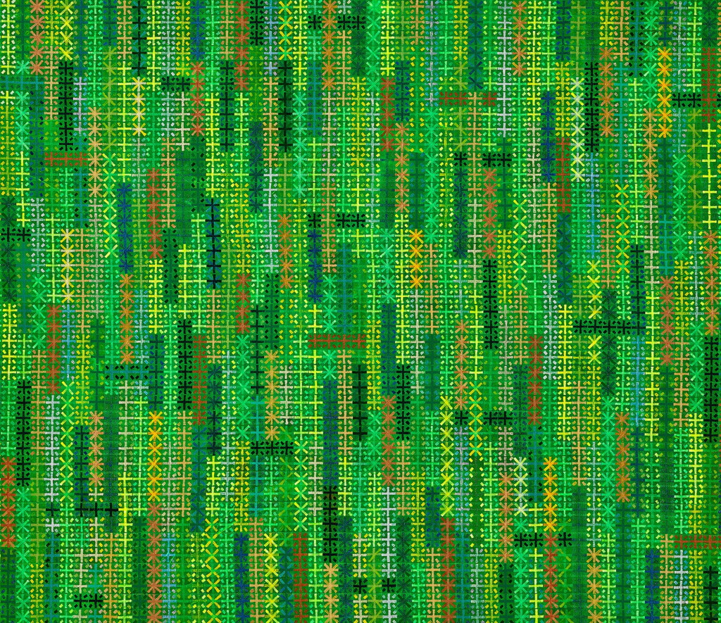 View full screen - View 1 of Lot 513. Ding Yi 丁乙 | Appearance of Crosses 2002-12 十示2002-12.