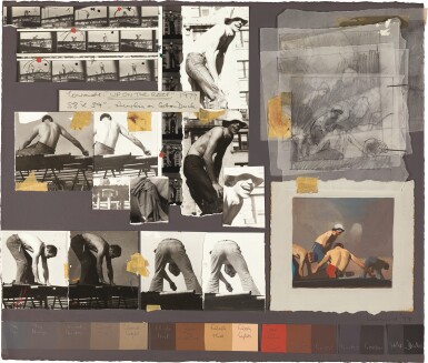 View full screen - View 1 of Lot 247. MICHAEL LEONARD | TOWARDS 'UP ON THE ROOF'; SELF-PORTRAIT BY A 19TH CENTURY PHOTOGRAPHER.