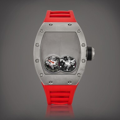 View full screen - View 1 of Lot 2308. Pablo Mac Donough, Reference RM053 | A special edition titanium tourbillon wristwatch, Circa 2014 | Richard Mille | PABLO MAC DONOUGH 型號RM053 | 特別版鈦金屬陀飛輪腕錶,約2014年製.