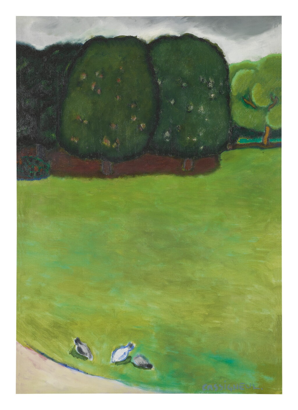 View full screen - View 1 of Lot 34. JEAN-PIERRE CASSIGNEUL | LES MARRONNIERS .