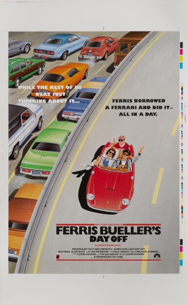 View full screen - View 1 of Lot 160. FERRIS BUELLER'S DAY OFF (1986) PRINTER'S PROOF, US.