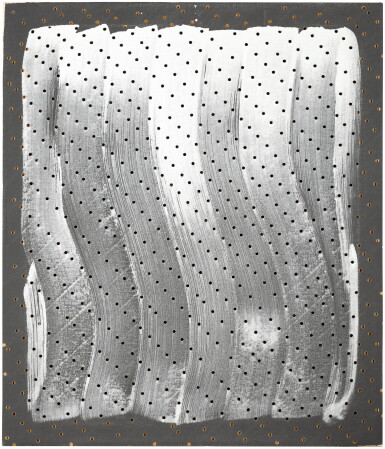 View full screen - View 1 of Lot 120. Untitled (Dots/Strokes/Grey).