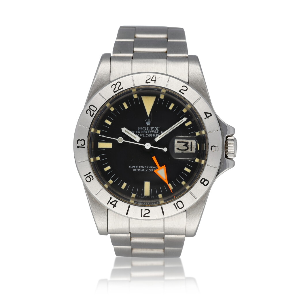 View full screen - View 1 of Lot 5. Explorer II, Ref. 1655 Stainless steel wristwatch with 24-hour indication, date and bracelet Circa 1979.