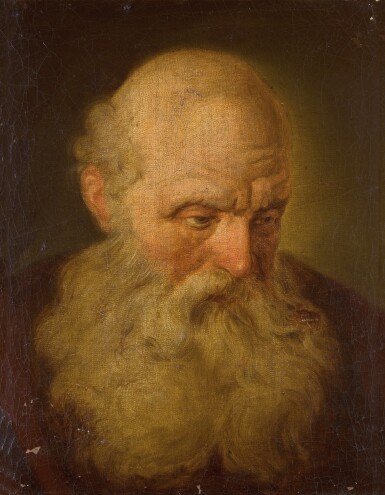 View full screen - View 1 of Lot 452. Portrait of a bearded man.