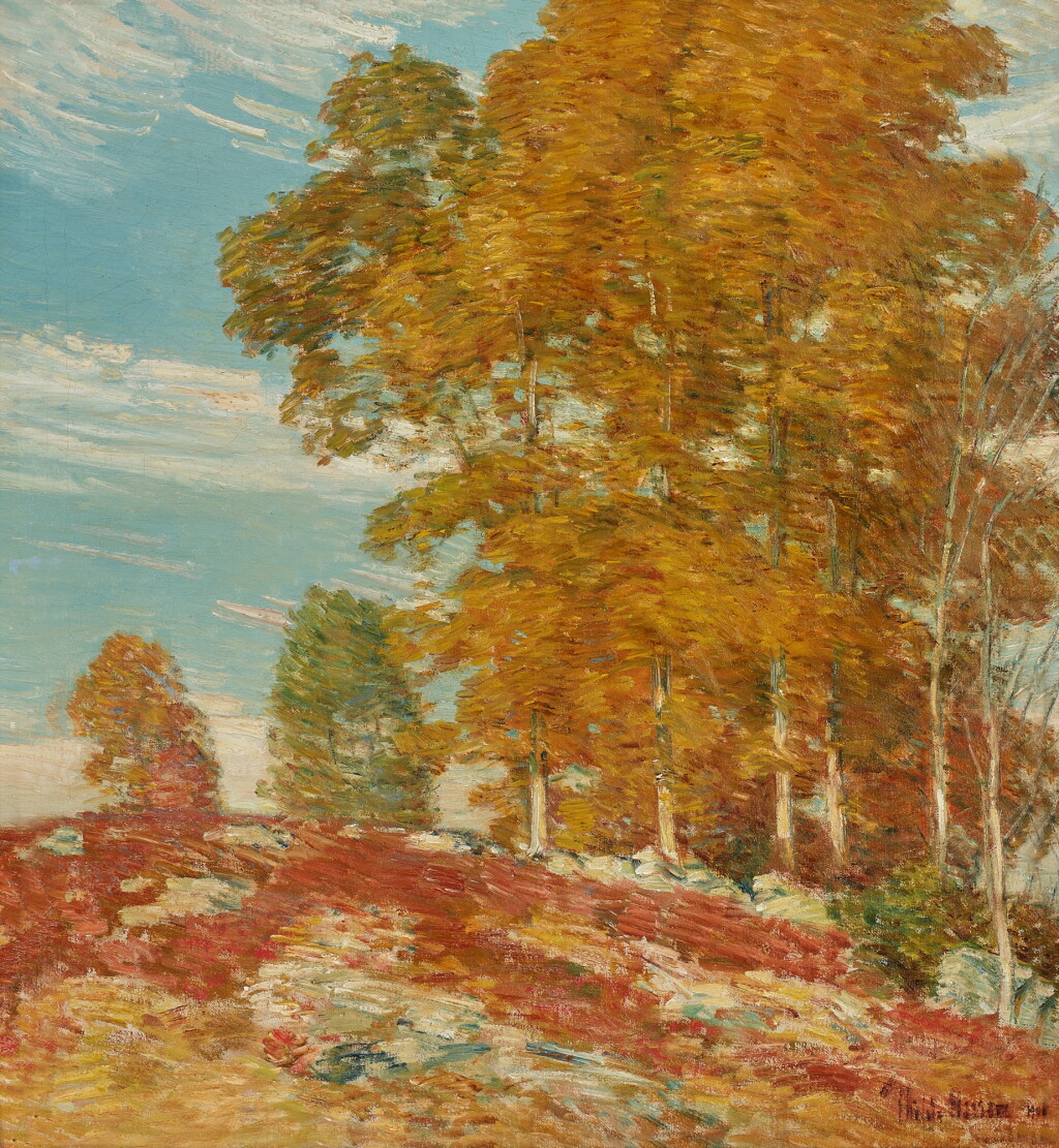 View full screen - View 1 of Lot 209. Autumn Hilltop, New England.