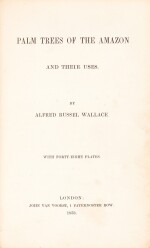 WALLACE | Palm trees of the Amazon. London, 1853, original cloth