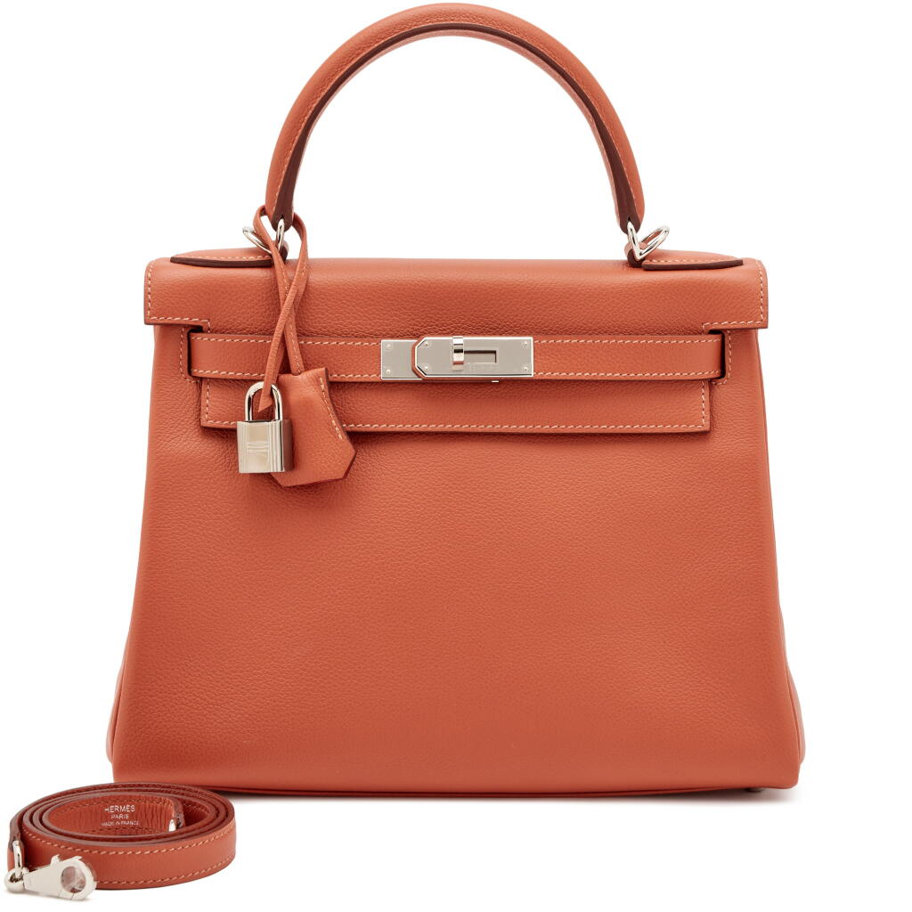View full screen - View 1 of Lot 54. Blush and Rose Jaipur Evercolor Verso Kelly Retourne 28 Palladium Hardware, 2020.