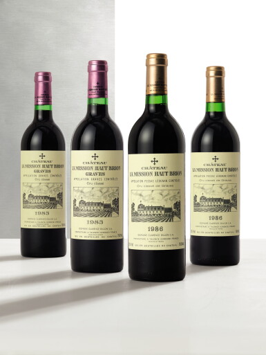 View full screen - View 1 of Lot 3326. Château La Mission Haut-Brion 1986 (3 BT).