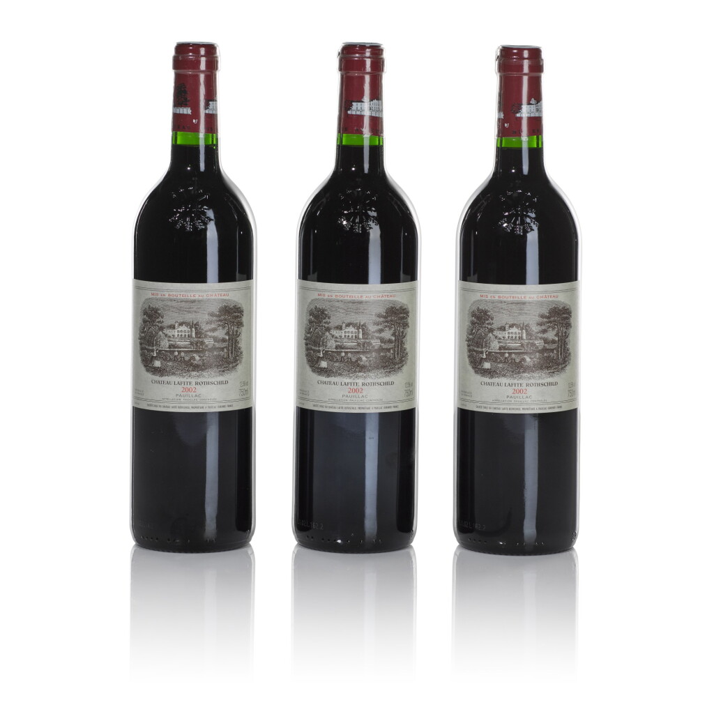 View full screen - View 1 of Lot 102. Château Lafite 2002 (12 BT).
