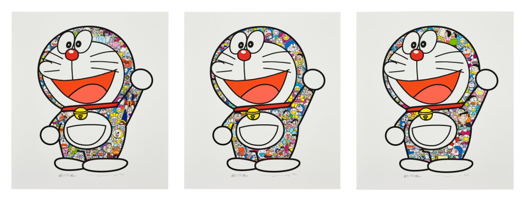 View full screen - View 1 of Lot 91. Doraemon: i. Here We Go! / ii. Hip Hip Hurrah! / iii. Thank you (Three Works) | 哆啦A夢:I. 開始了!/ II.萬萬歲!/ III.感謝(三件作品).
