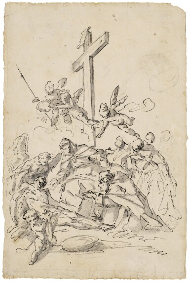 View full screen - View 1 of Lot 291. The Lamentation at the Foot of the Cross.
