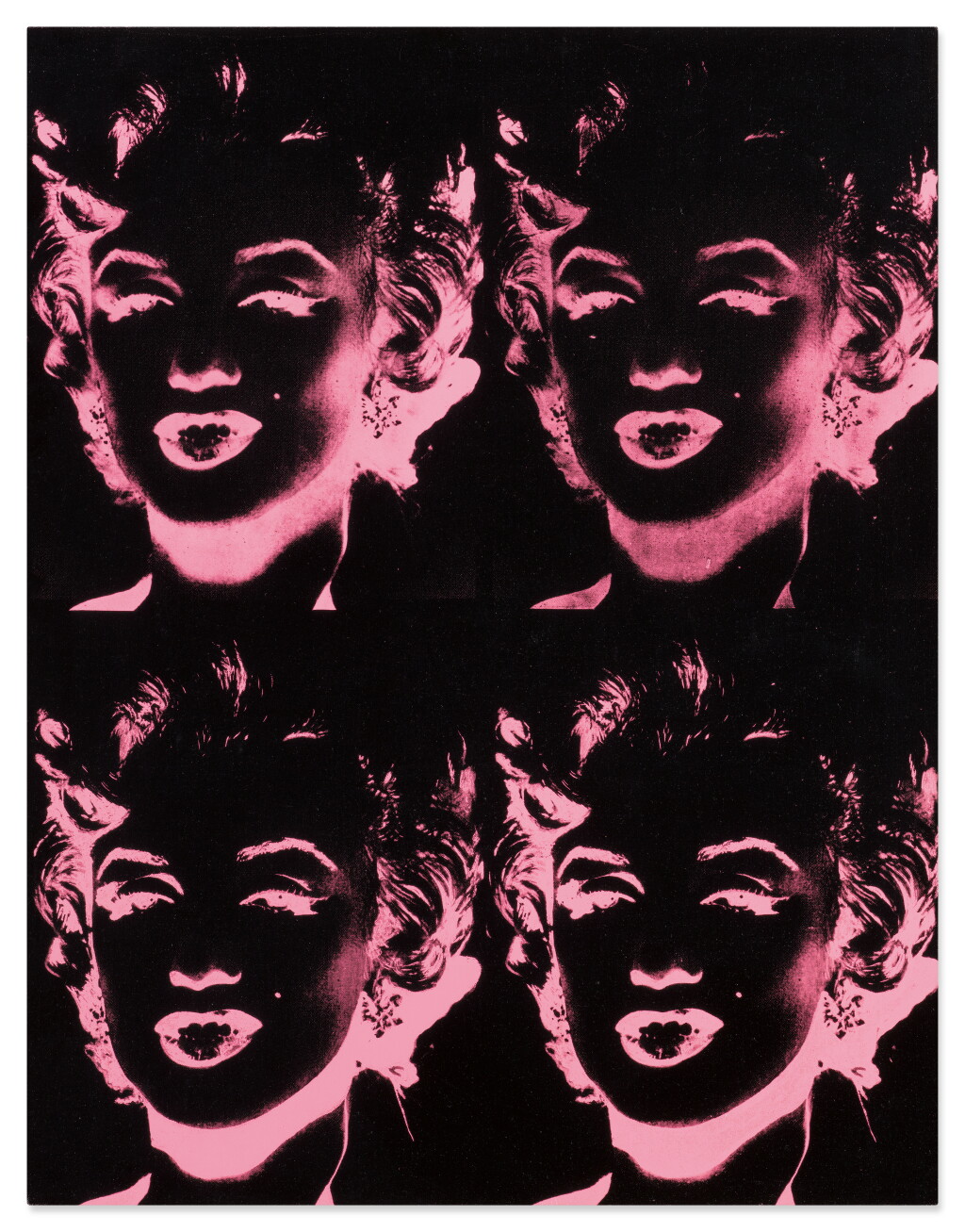 View full screen - View 1 of Lot 7. Four Pink Marilyns (Reversal Series).