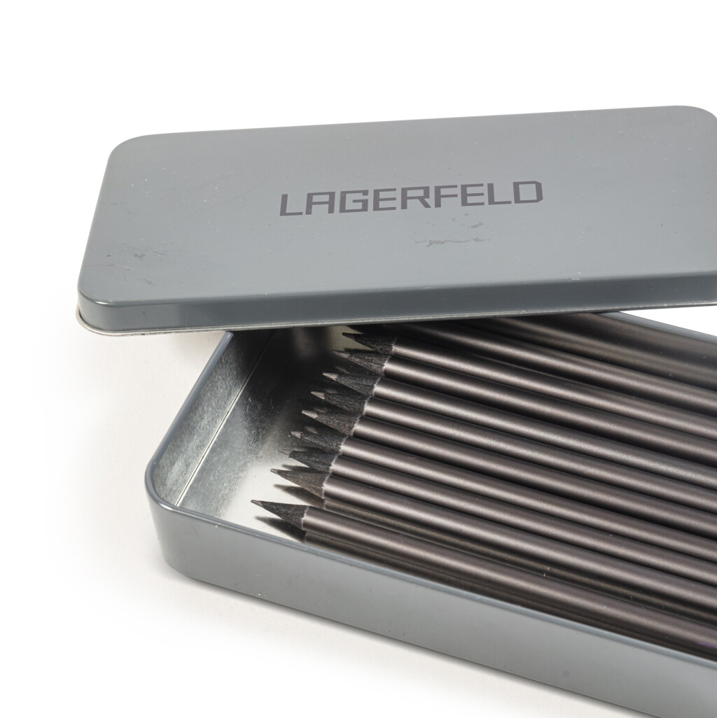 View full screen - View 1 of Lot 8. A set of ten Lagerfeld graphite pencils.