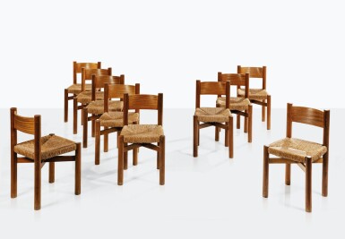 View full screen - View 1 of Lot 92. Dix chaises Meribel .