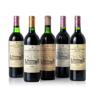 View full screen - View 1 of Lot 3037. Château La Mission Haut-Brion 1982 (3 BT).