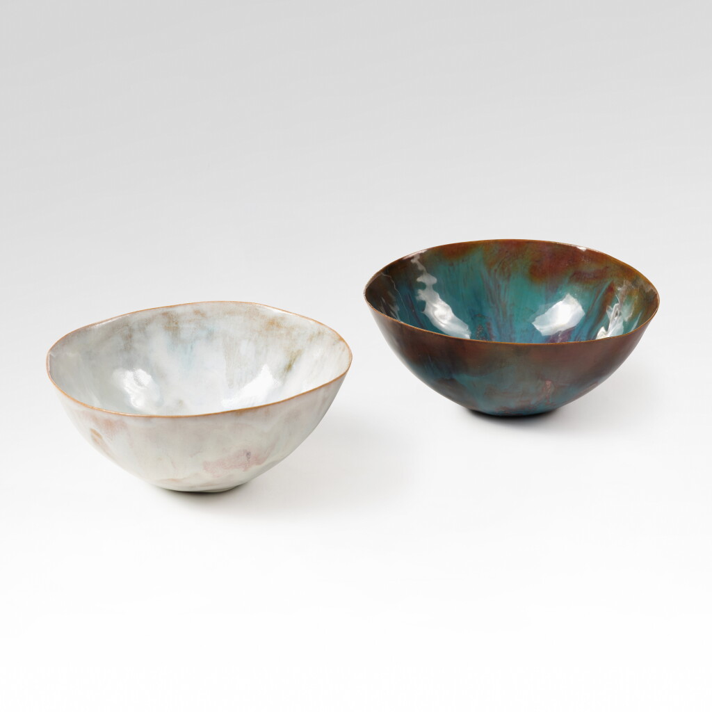 View full screen - View 1 of Lot 580. Pair of Coppetta.