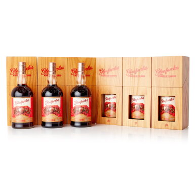 View full screen - View 1 of Lot 7134. Glenfarclas Single Cask #1493 55.6 abv 1996 (6 BT70).