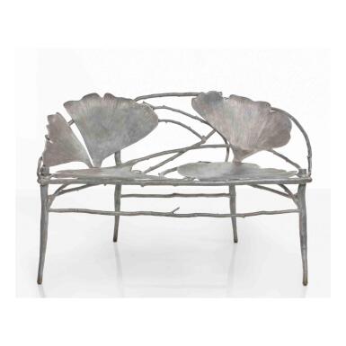 View full screen - View 1 of Lot 153. "Ginkgo" Bench.