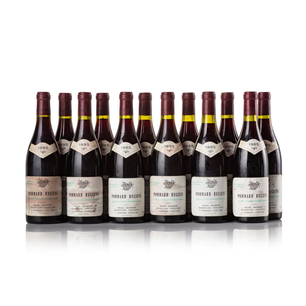 View full screen - View 1 of Lot 89. Pommard, Rugiens 1985 Michel Gaunoux (12 BT).