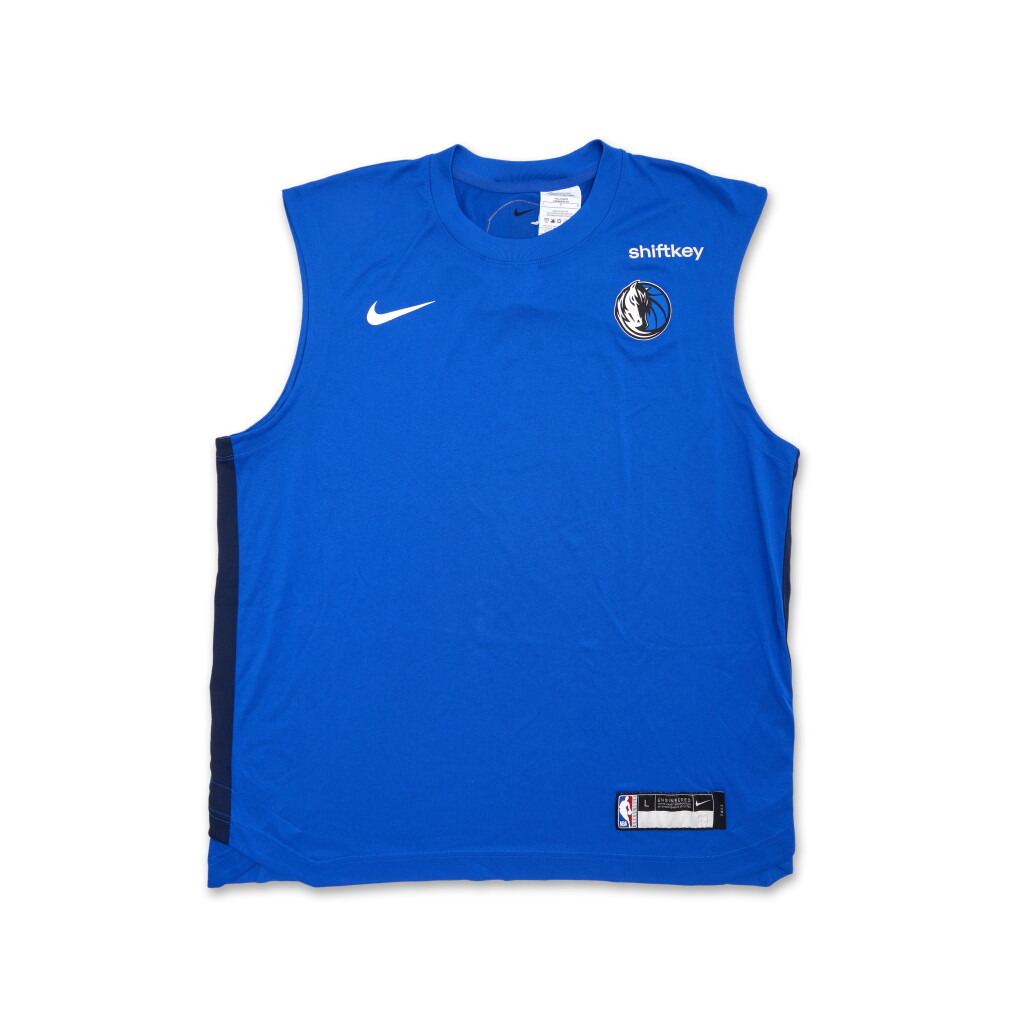 View full screen - View 1 of Lot 35. Luka Dončić Dallas Mavericks 2024 NBA Finals Game Issued Sleeveless Shooting Shirt.