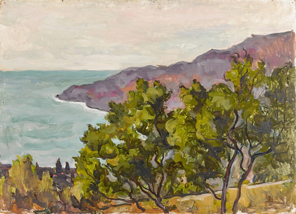 View full screen - View 1 of Lot 108. GRIGORY ALEXANDROVICH SRETENSKY | OLIVE TREES.
