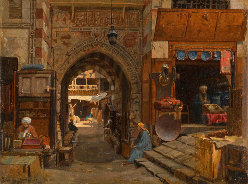 View full screen - View 1 of Lot 48. In the Souk, Cairo.