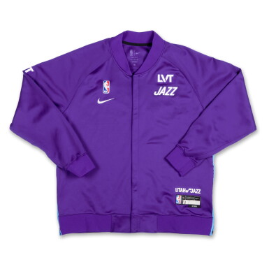 View full screen - View 1 of Lot 180. Keyonte George Utah Jazz 2024-2025 Game Issued City Edition Warmup Set.