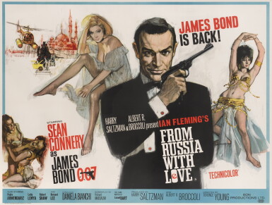 View full screen - View 1 of Lot 51. From Russia with Love (1963) poster, British.
