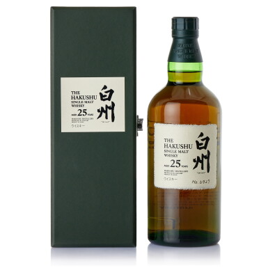 View full screen - View 1 of Lot 8253. 白州 The Hakushu 25 Year Old 43.0 abv NV (1 BT70).