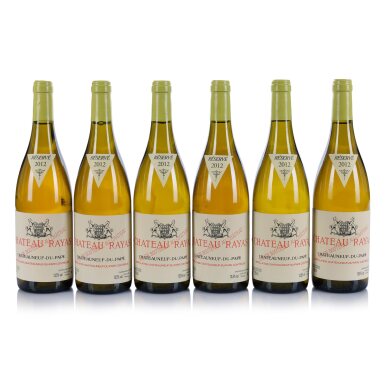 View full screen - View 1 of Lot 693. Châteauneuf du Pape Blanc 2012 Château Rayas (6 BT).